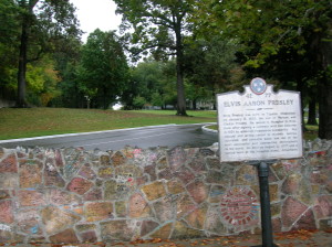 graceland with wall and sign