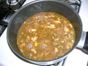 beer and stock added