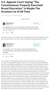 The Greatest Lie of All Time Off The Monster Sports