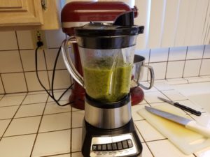 blended green sauce