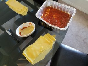 building the lasagne