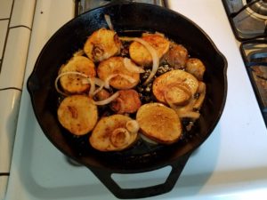 potatoes after the turn