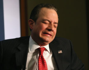 WASHINGTON, DC - MAY 06: DNC Chairman Reince Priebus participates in a Politico Playbook breakfast forum, May 6, 2016 in Washington, DC. (Photo by Mark Wilson/Getty Images)
